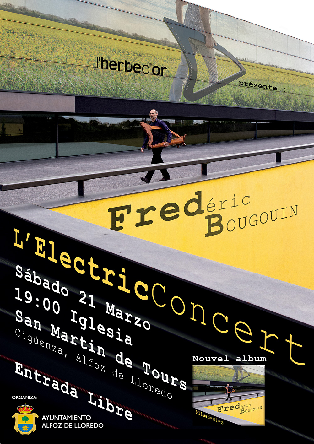 Concierto de Fredéric Bougouin en Cigüenza 21 de marzo