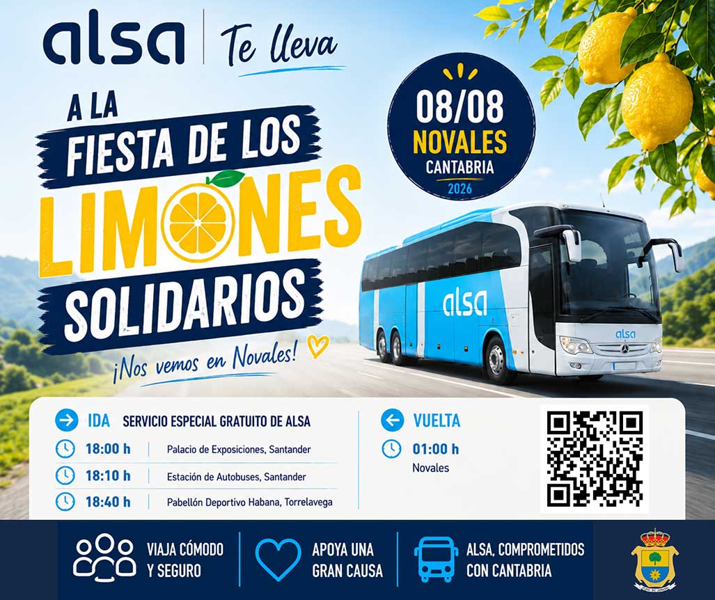 Limones Solidarios contará mañana con transporte gratuito desde Santander y Torrelavega
