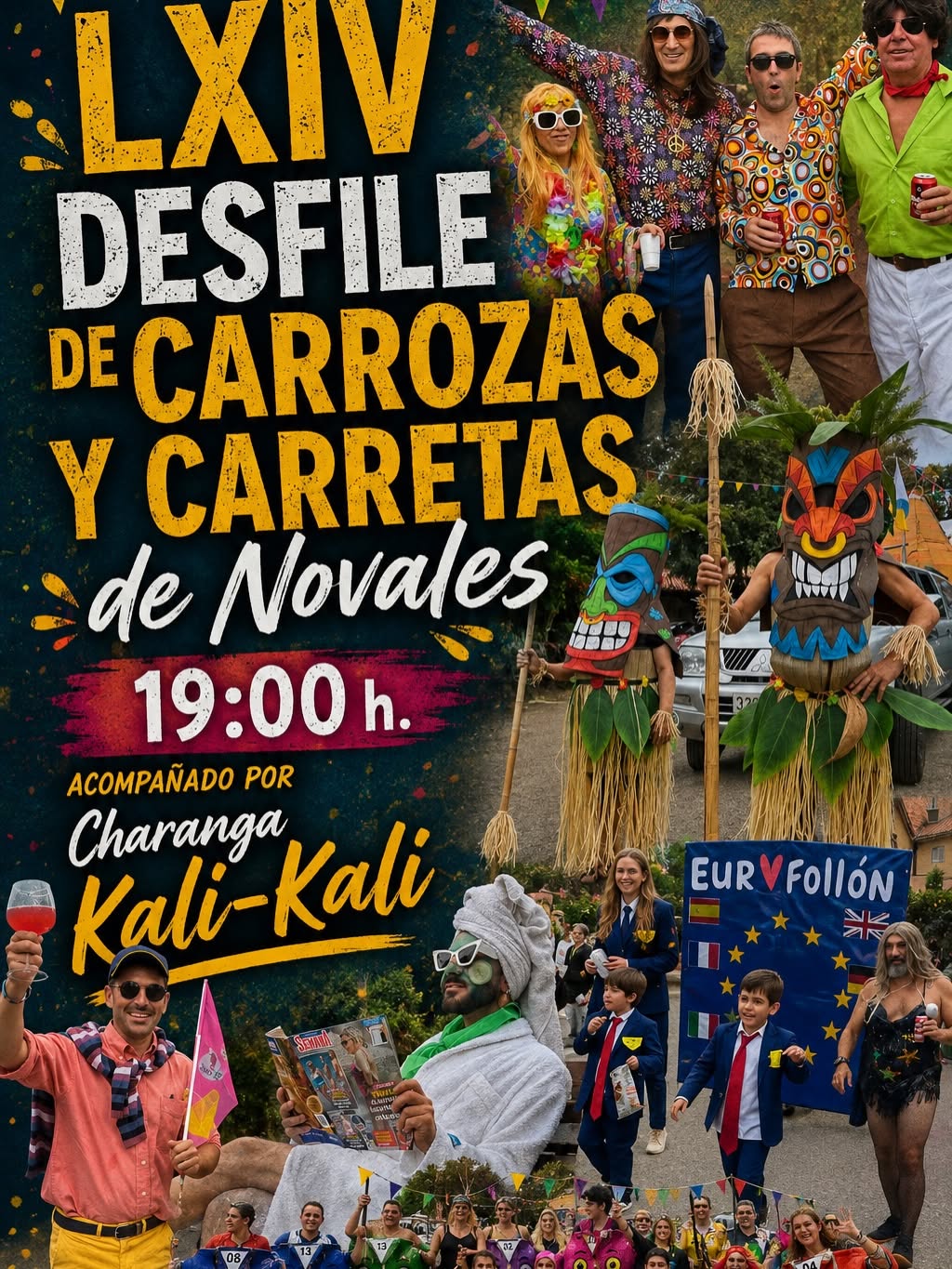 Novales acogerá mañana el desfile de disfraces más original y divertido