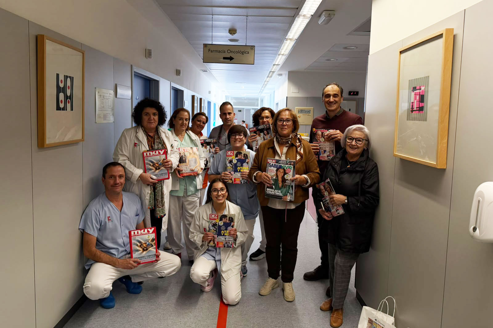 Los Limones Solidarios lleva la lectura y la solidaridad a los pacientes de Sierrallana y Valdecilla